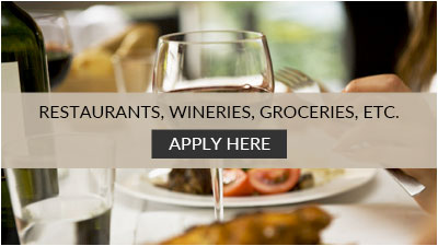Apply online for alcohol license for restaurants, wineries, groceries, etc